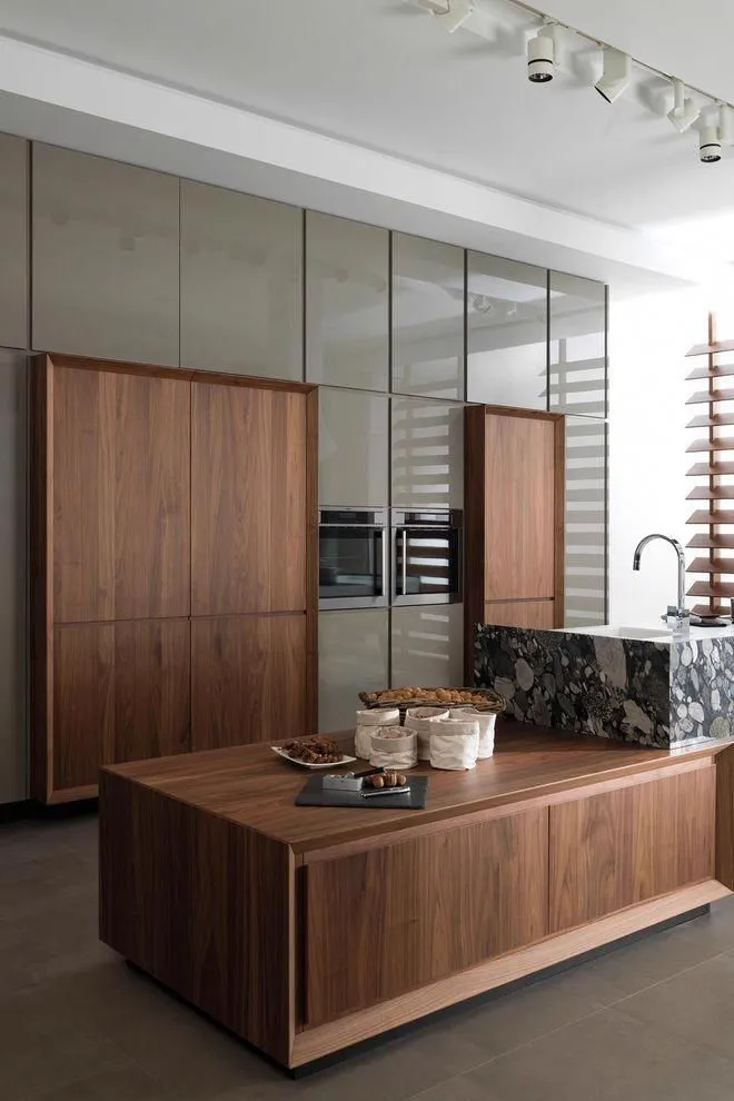 Gabinetes de cocina modernos: tendencias y materiales