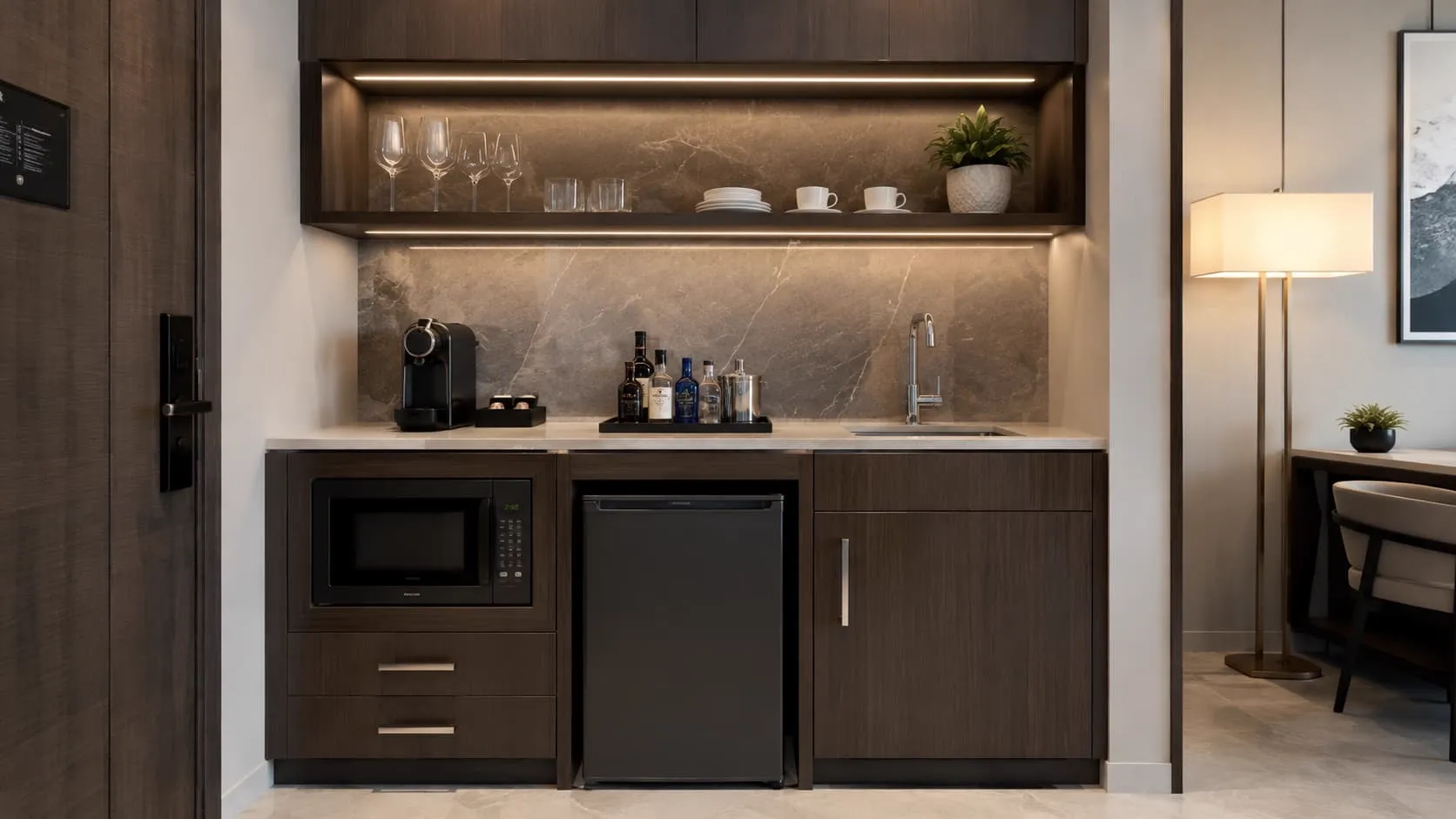 Cocina moderna entregada