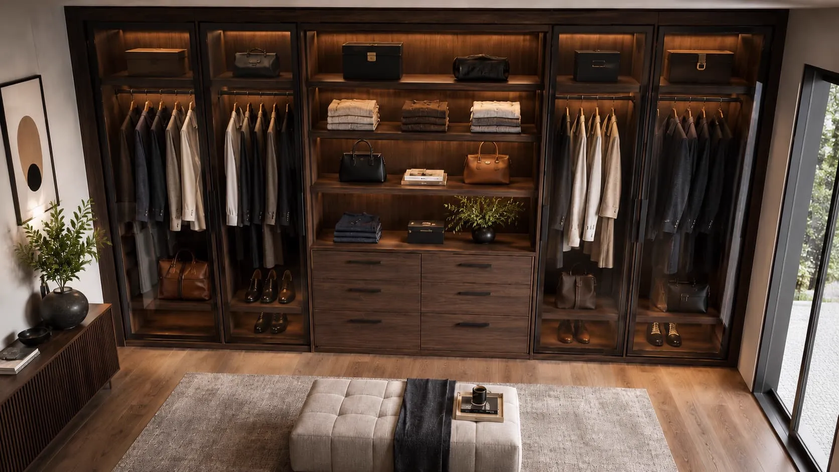 Walk-in closet completo